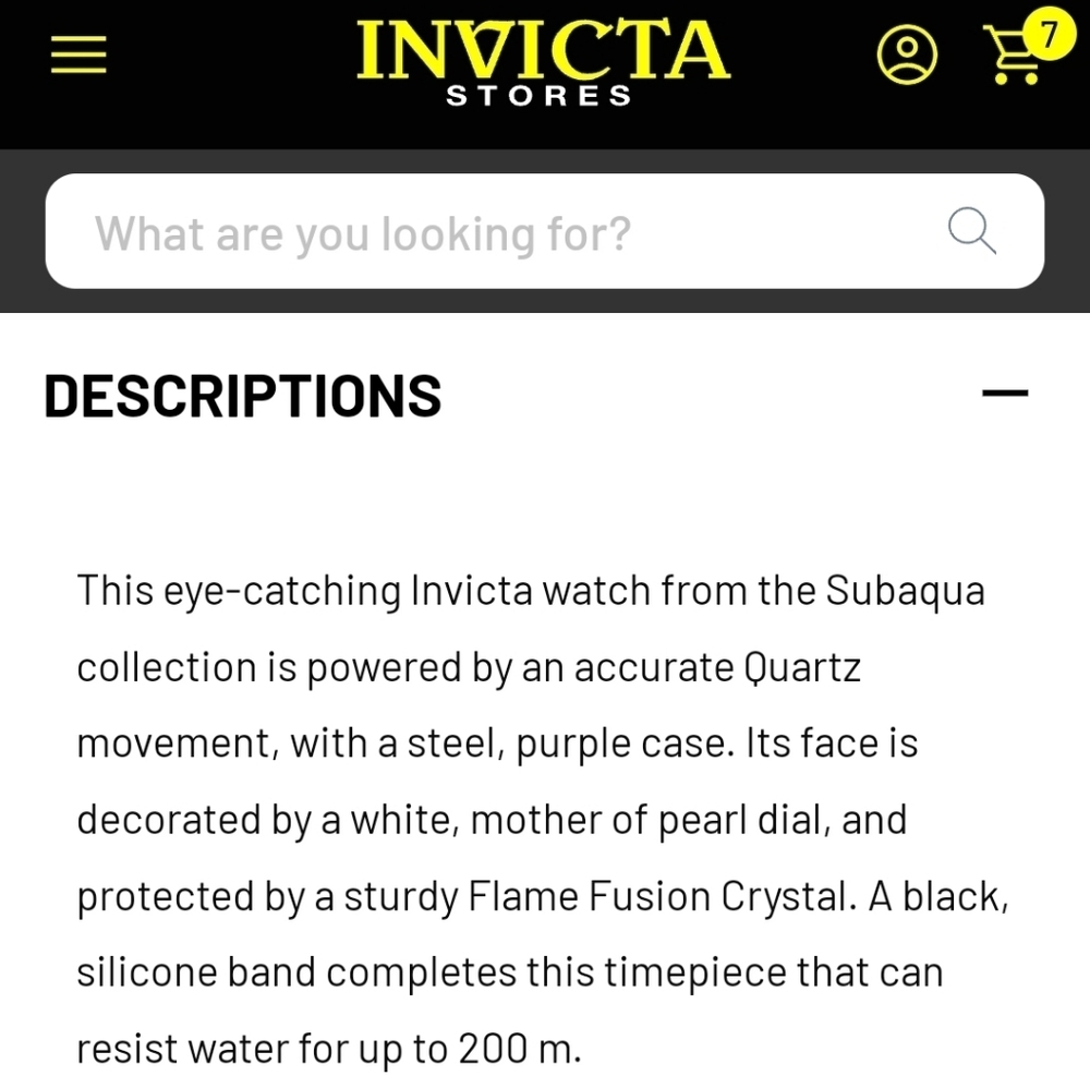 NIB INVICTA SubAqua Swiss Ronda 515 Caliber Watch with Mother of Pearl Dial Face - Picture 10 of 13
